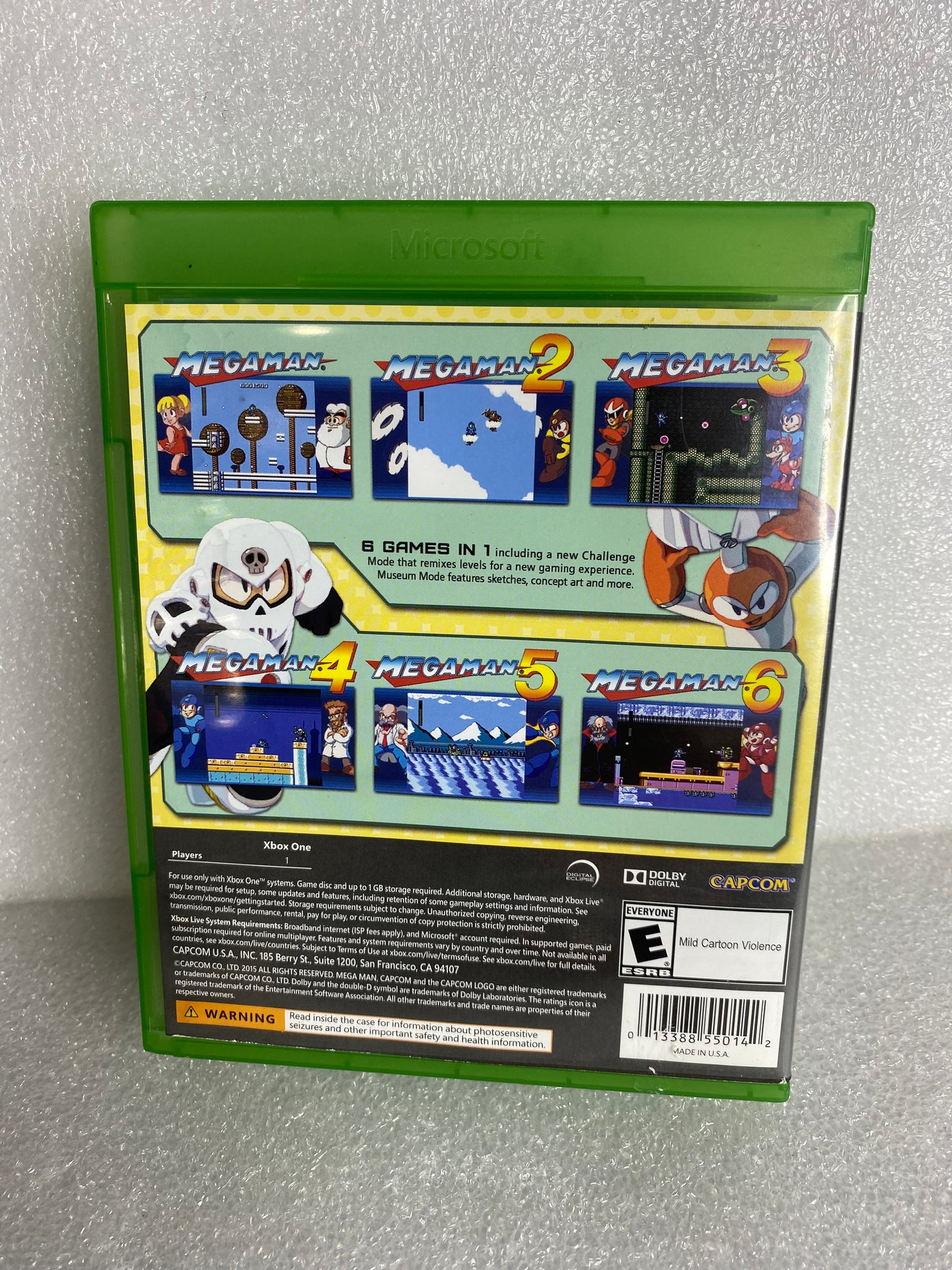 Capcom Megaman Legacy Collection For Microsoft Xbox One With Stickers