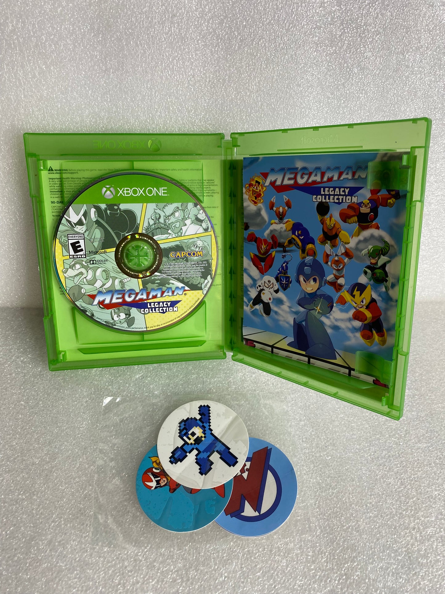 Capcom Megaman Legacy Collection For Microsoft Xbox One With Stickers