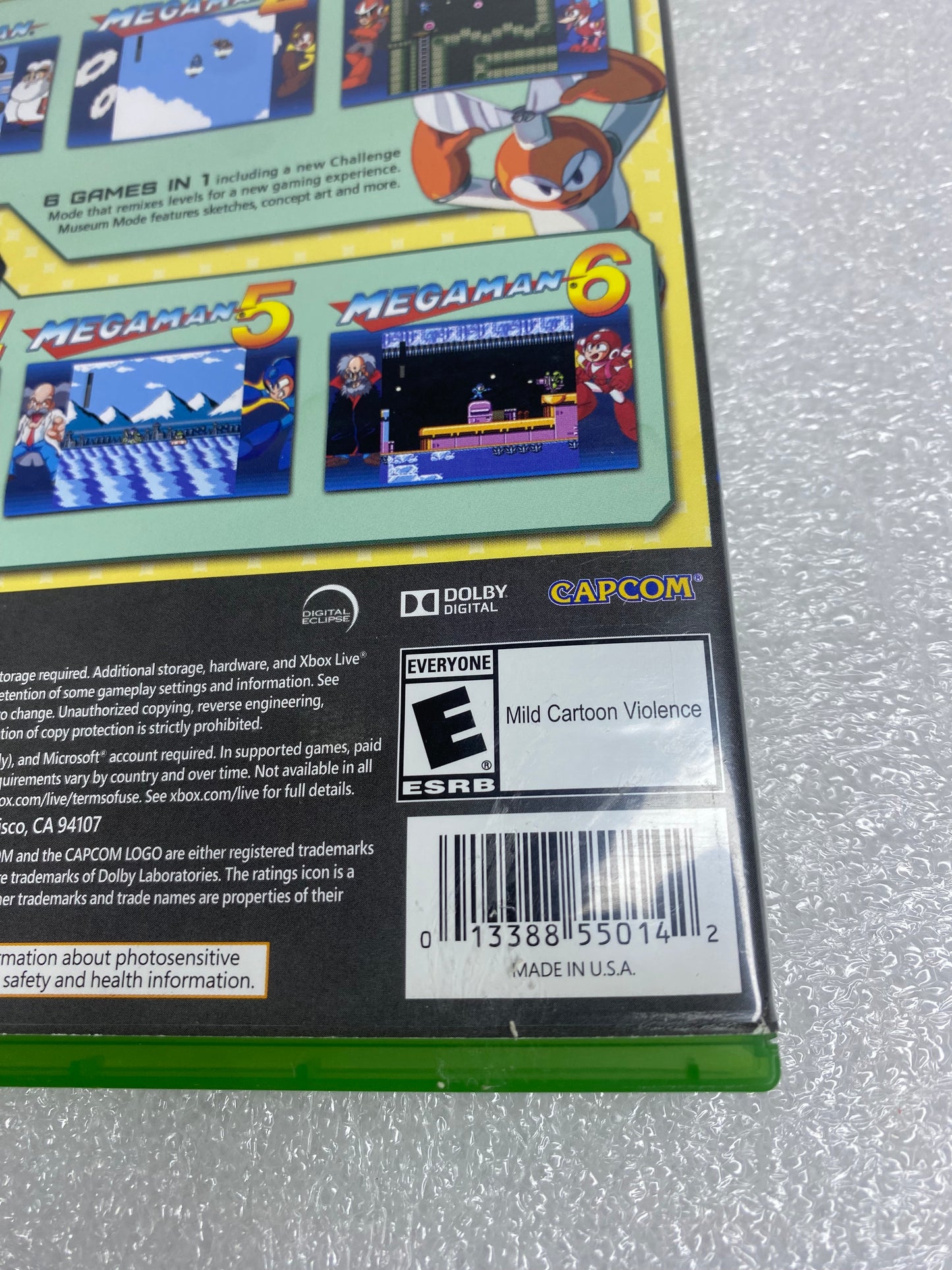 Capcom Megaman Legacy Collection For Microsoft Xbox One With Stickers