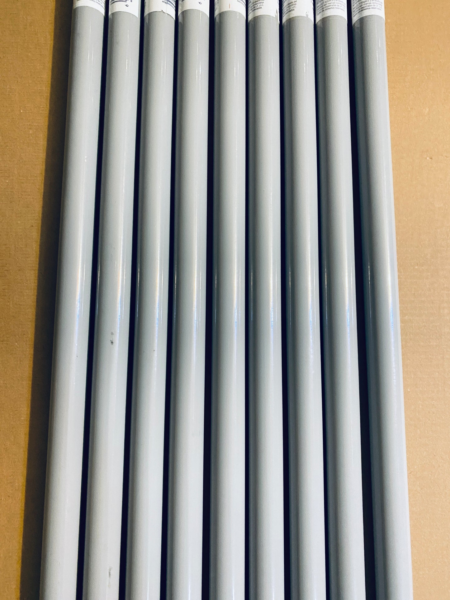 lot Of 9 New Other - Project Source 4ft Universal Threaded Steel Extension Poles