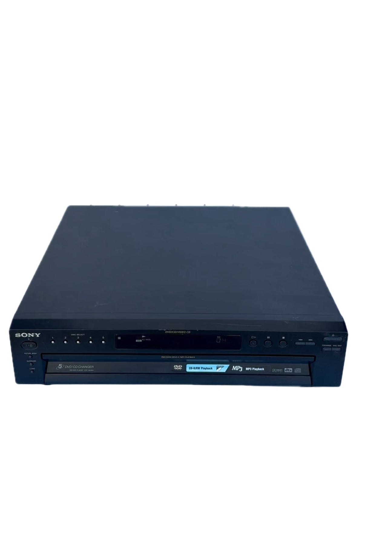sony 5 Disc CD/DVD Changer/Player DVP-NC615P, Black, 17" x 16" x 4" - (READ)