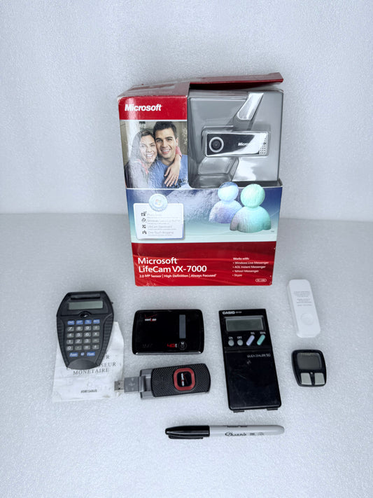 #167 - lot of Electronics, Microsoft LifeCam VX-7000 & More - (IN CONDITION AS SHOWN)