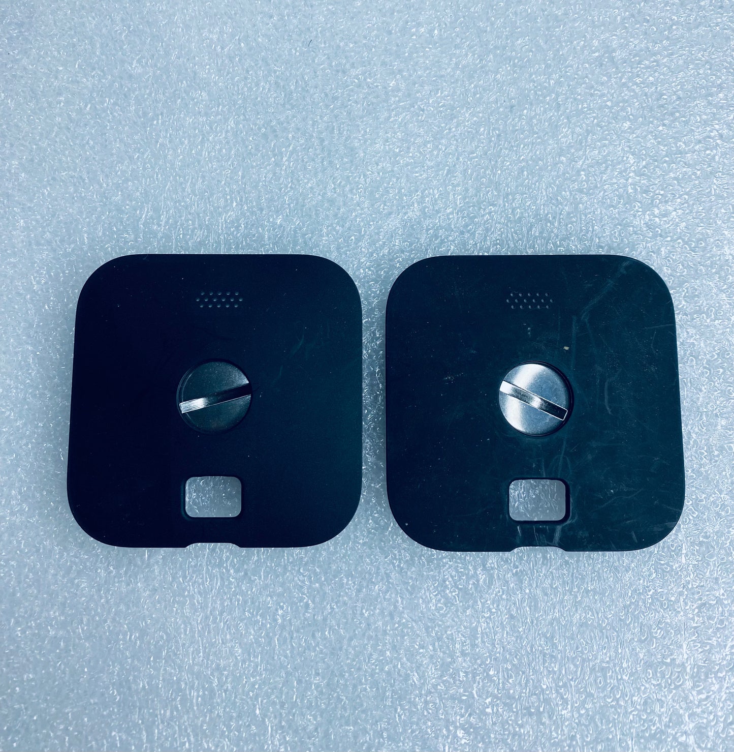 lot of 2 Battery Covers For Blink 3rd Gen Outdoor Security Camera Black - (READ)