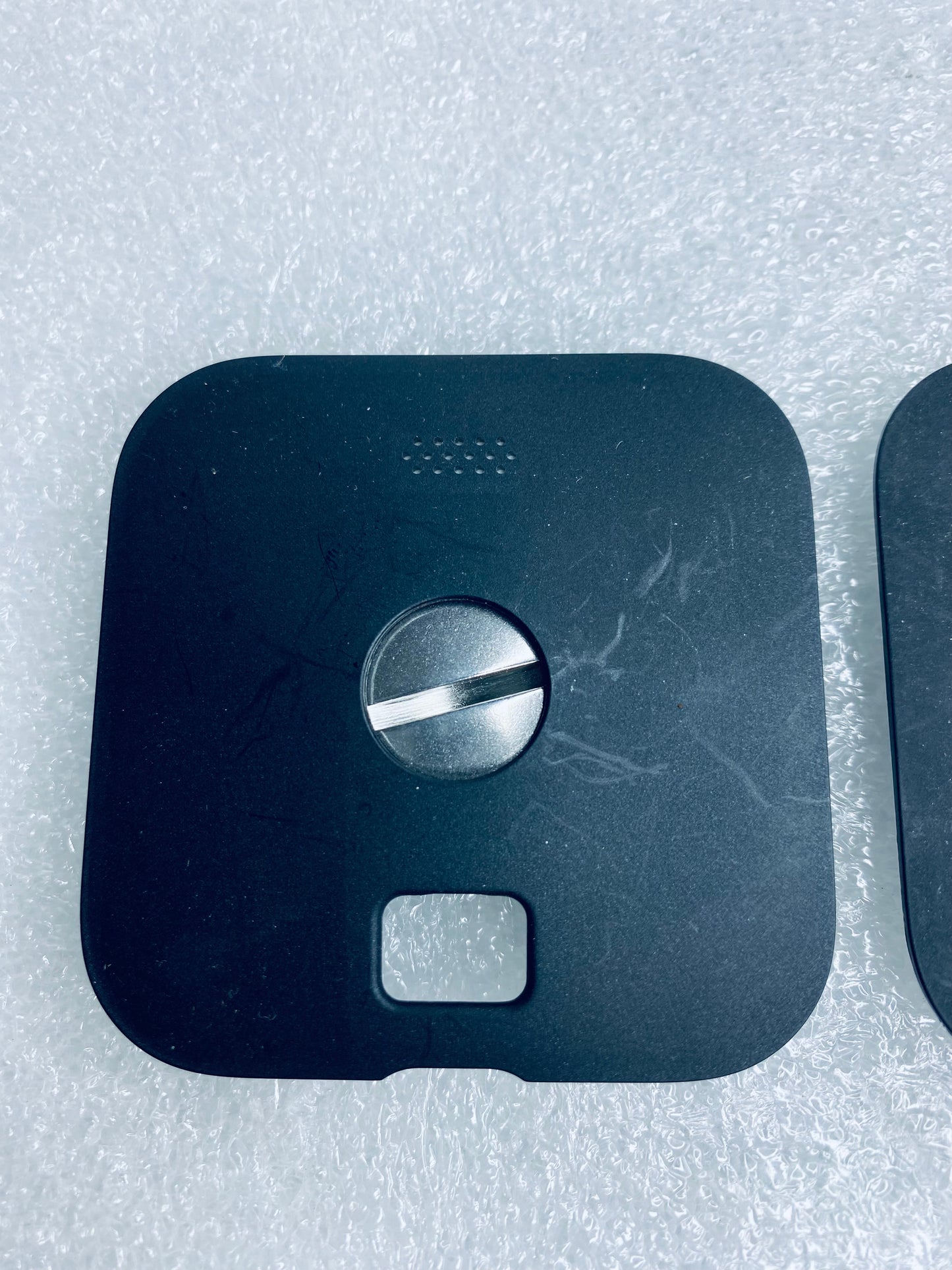lot of 2 Battery Covers For Blink 3rd Gen Outdoor Security Camera Black - (READ)