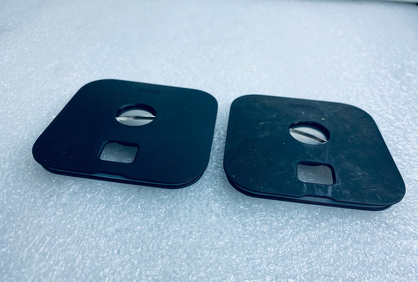 lot of 2 Battery Covers For Blink 3rd Gen Outdoor Security Camera Black - (READ)