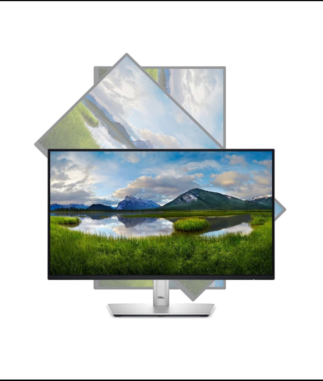 New Open Box-Dell P2225H 22" Full HD 100Hz 16:9 1ms LED Monitor, Black/Silver