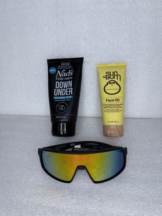 #180 - lot Of 3 - Health Items & Stylish Body Glove Sunglasses With Tags - (AS SHOWN)