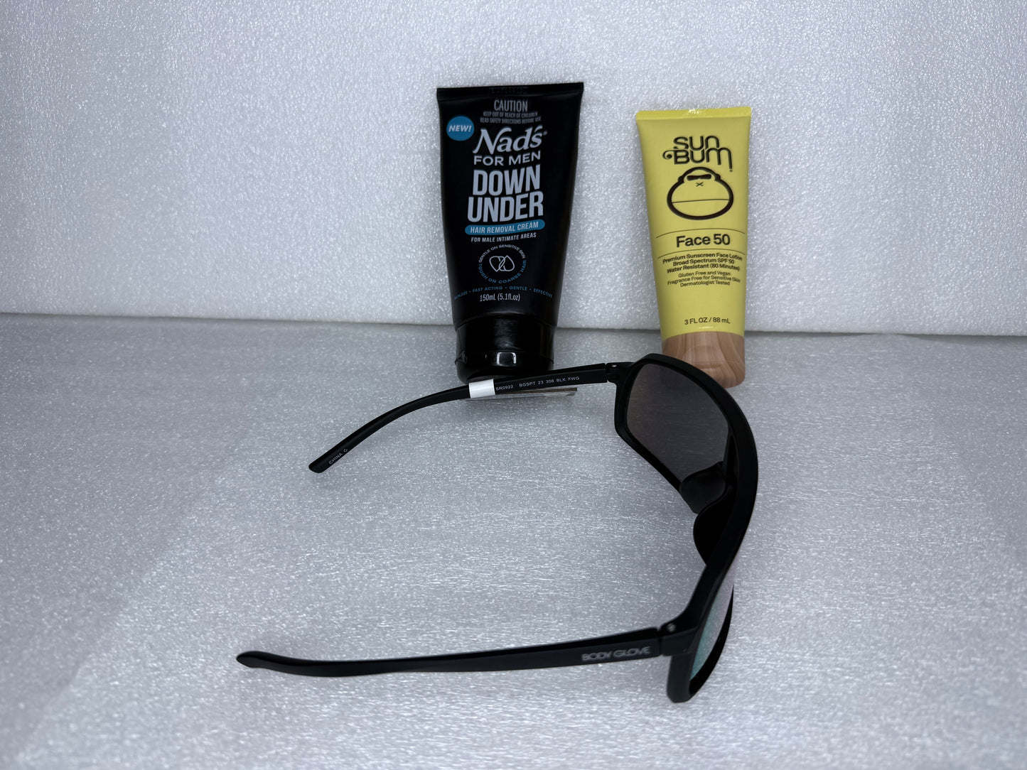 #180 - lot Of 3 - Health Items & Stylish Body Glove Sunglasses With Tags - (AS SHOWN)
