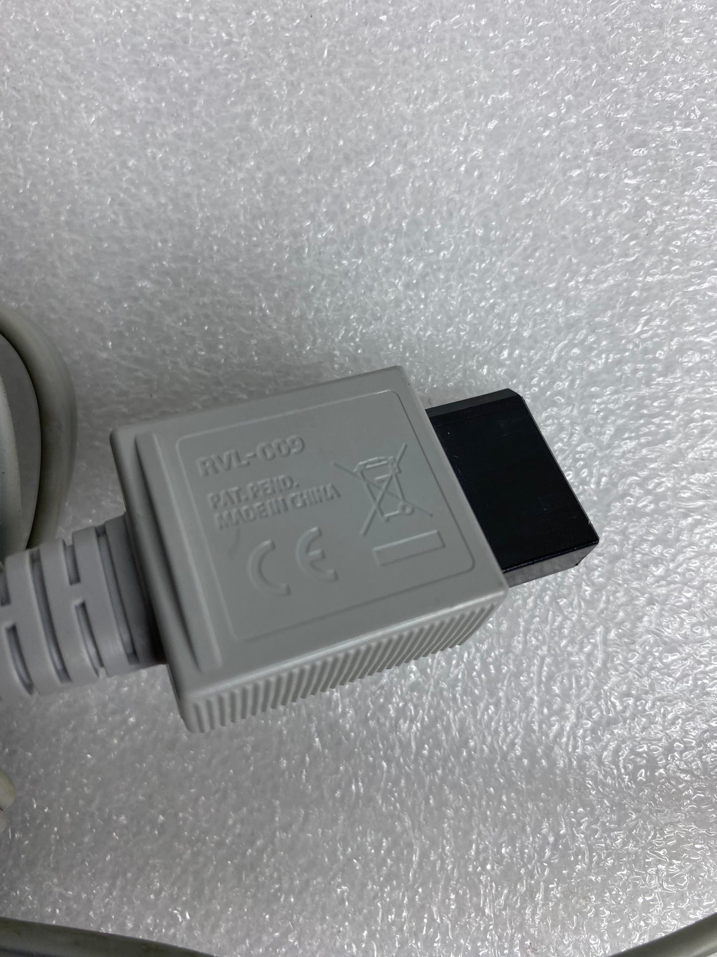 official OEM Nintendo Wii AV Audio Video Cable Cord, Gray, RVL-009 - (READ)