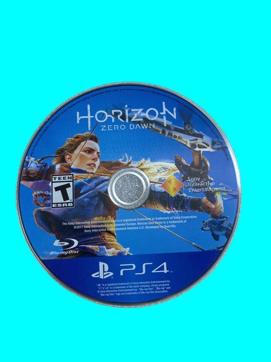 #07 - disc Only - Horizon Zero Dawn For Sony PlayStation 4, PS4 - (READ) - (IN CONDITION AS SHOWN)