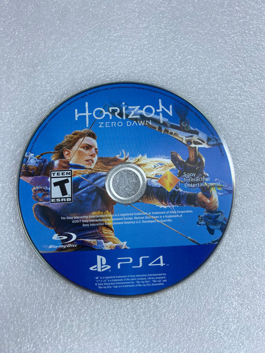 #07 - disc Only - Horizon Zero Dawn For Sony PlayStation 4, PS4 - (READ) - (IN CONDITION AS SHOWN)