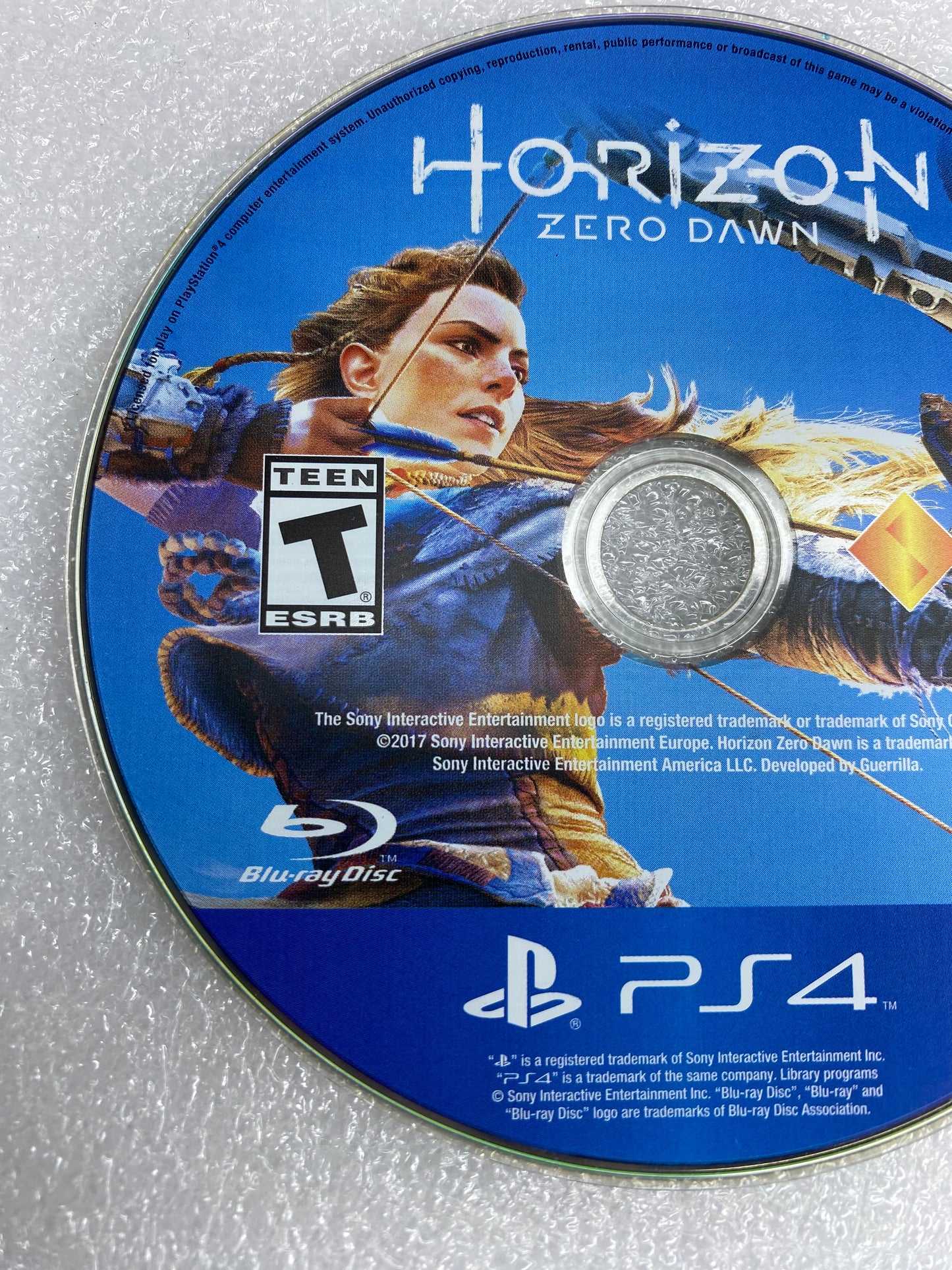 #07 - disc Only - Horizon Zero Dawn For Sony PlayStation 4, PS4 - (READ) - (IN CONDITION AS SHOWN)