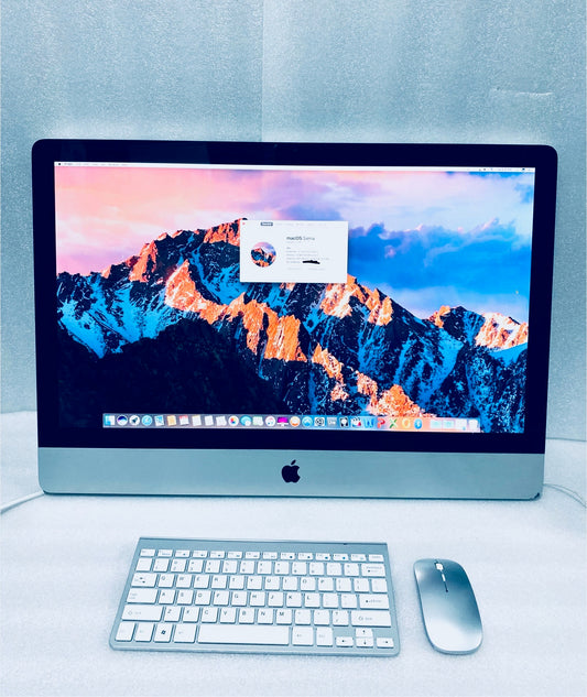Apple iMac 27” 2011 A1312 Core i5 3.1GHz 12GB 1TB W/Wireless Keyboard & Mouse (READ)