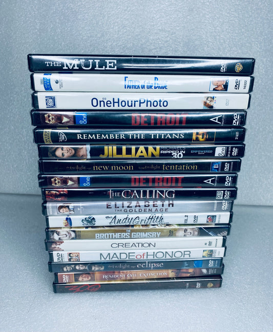 #09 - lot Of 17 New - Mixed DVD Movies - (IN CONDITION AS SHOWN)