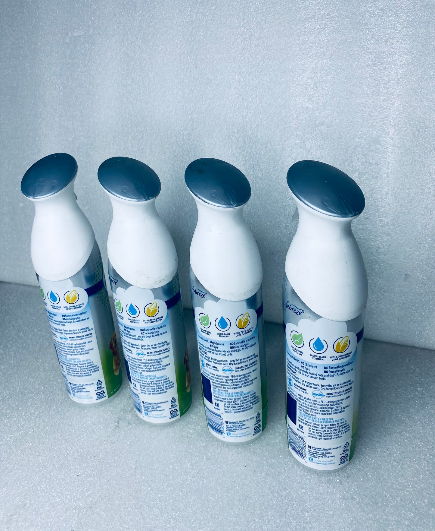 #14 - lot of 4 New - Febreze Air Pet Odor Eliminator 8.8 oz. Fresh Scent - (READ) - (IN CONDITION AS SHOWN)