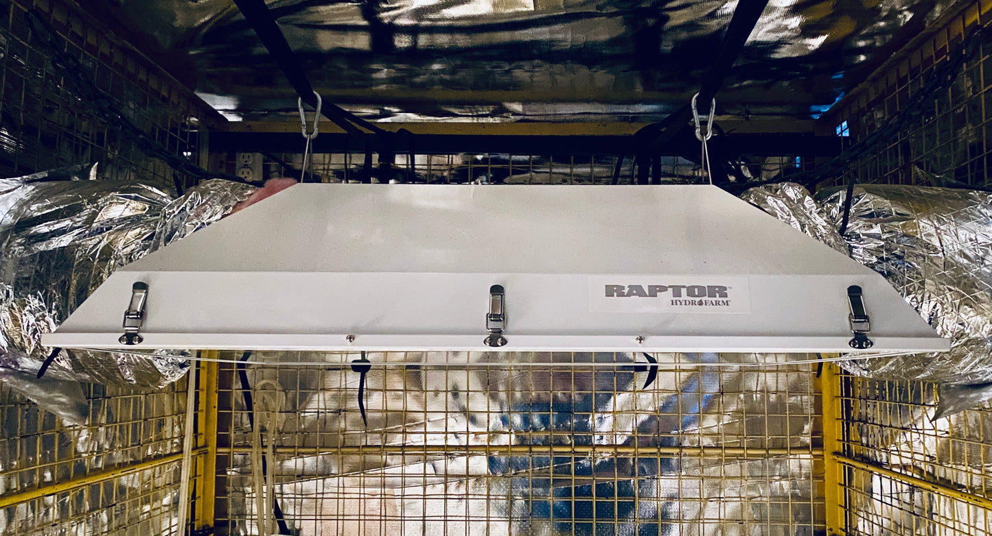 Hydrofarm Raptor 8” Air Cooled Grow Light & Phantom Dimmable Digital Ballast