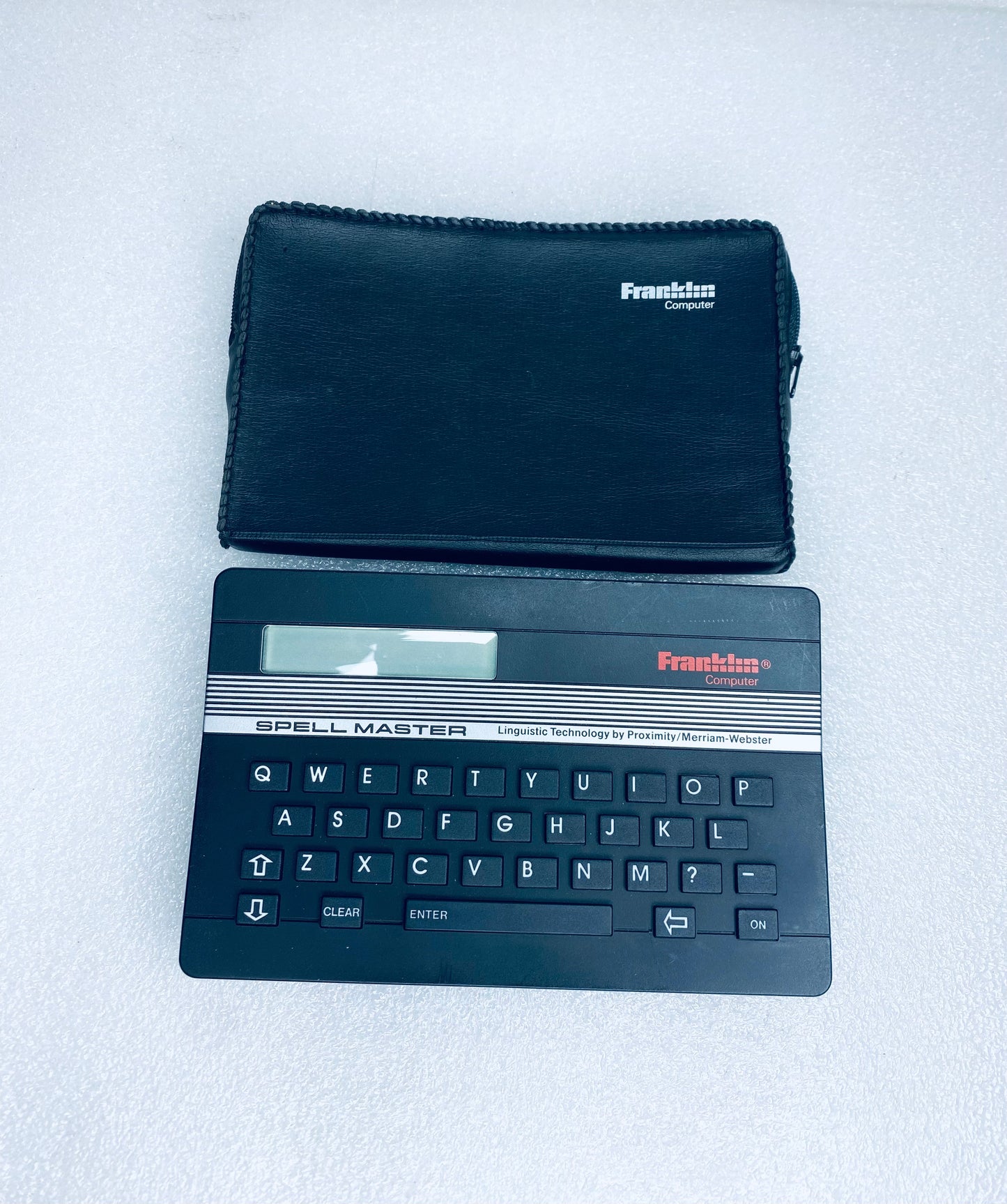 #25 - franklin Computer Spell Master Linguistic Technology Black SA-103 - (READ) - (IN CONDITION AS SHOWN)
