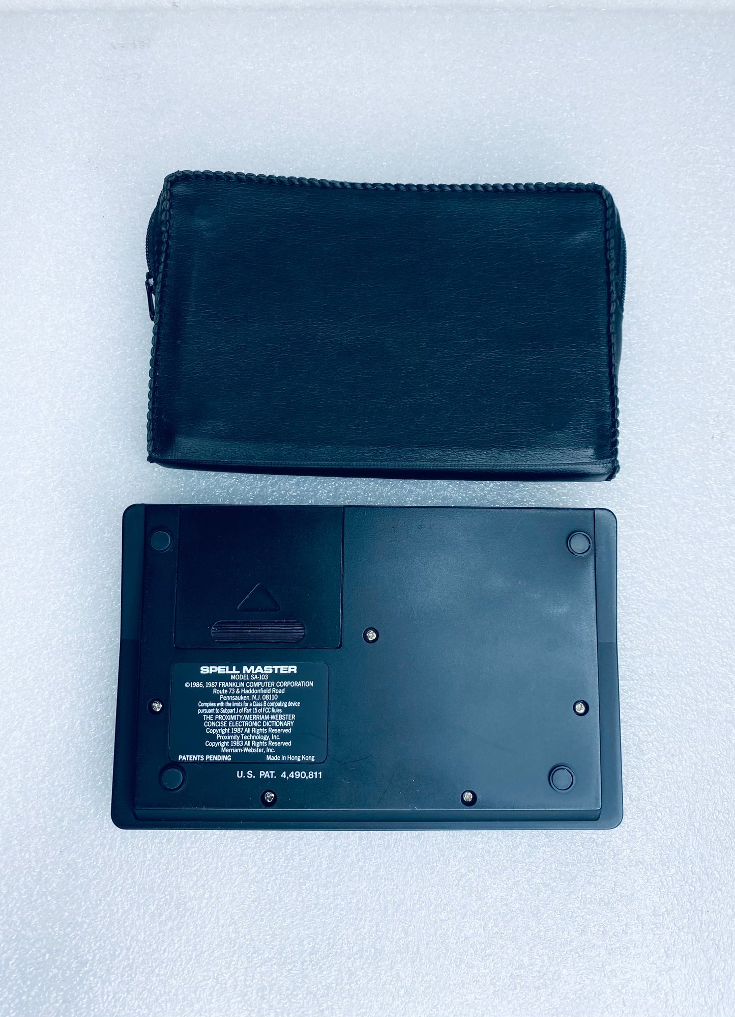 #25 - franklin Computer Spell Master Linguistic Technology Black SA-103 - (READ) - (IN CONDITION AS SHOWN)