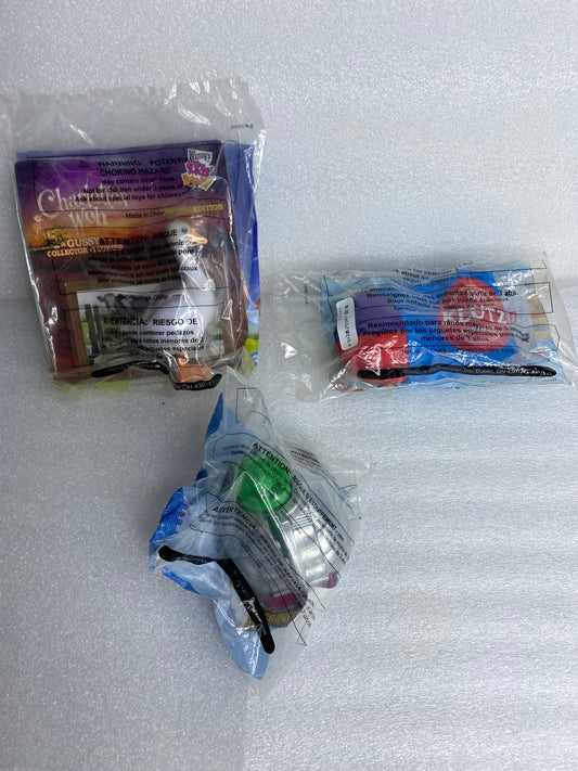 #227 - Lot Of 3 - New Sealed Wendy's Toy Lot (AS SHOWN)