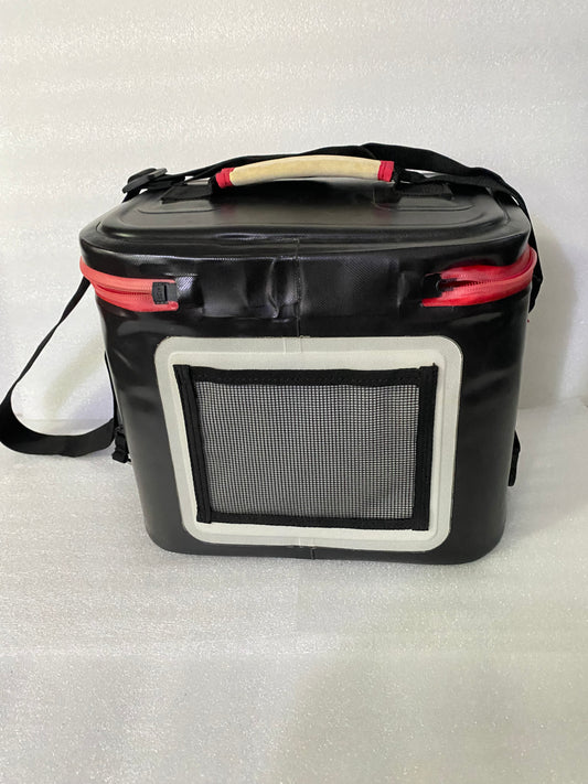 #232 - Frigidaire Professional 12-Can Welded Cooler, Berry With Bad Zipper (IN CONDITION AS SHOWN) (READ)