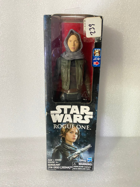 #239 - Star Wars Rogue One Sergeant Jyn Erso (Jedha) - (IN CONDITION AS SHOWN)