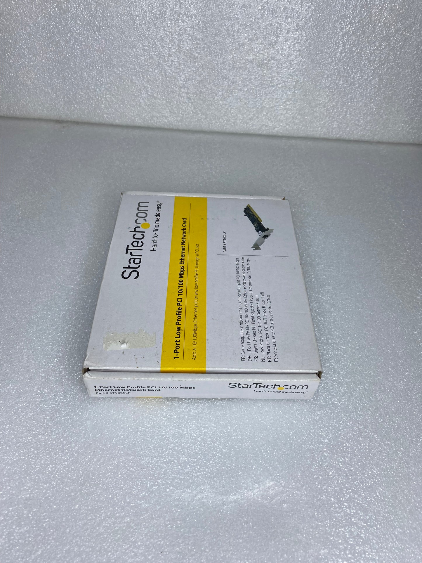#36 - open Box -StarTech Low Profile PCI Ethernet Network Card, ST100SLP- (READ) - (IN CONDITION AS SHOWN)