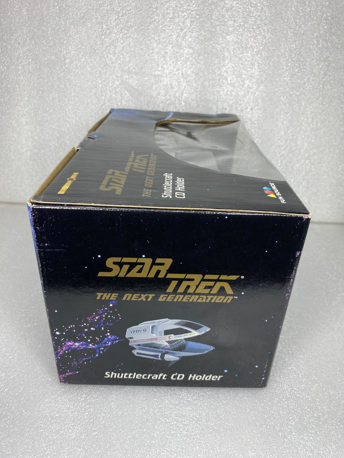 #37 - Star Trek The Next Generation 9" Shuttlecraft CD Holder, 07004 - (READ) - (IN CONDITION AS SHOWN)