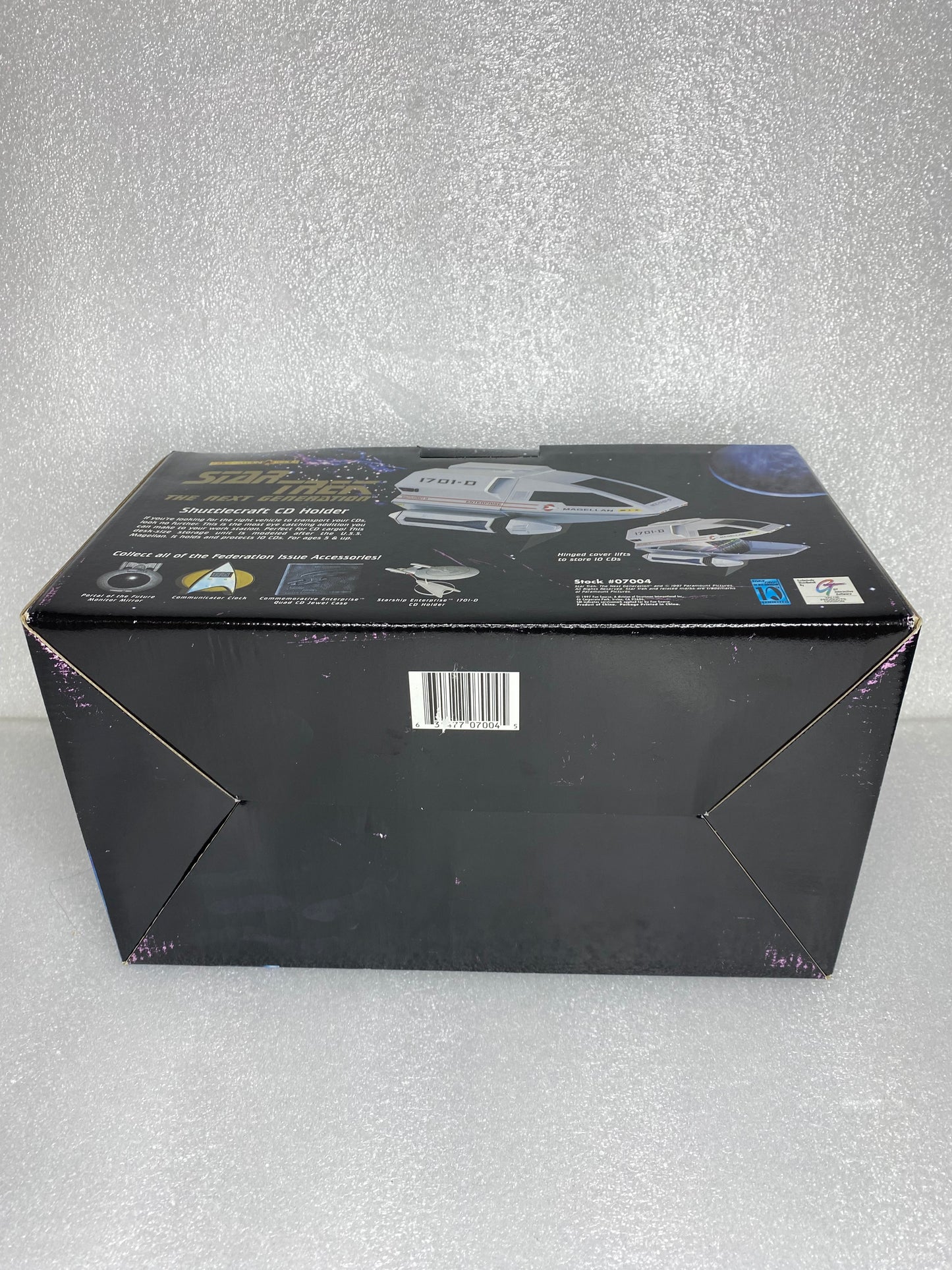 #37 - Star Trek The Next Generation 9" Shuttlecraft CD Holder, 07004 - (READ) - (IN CONDITION AS SHOWN)