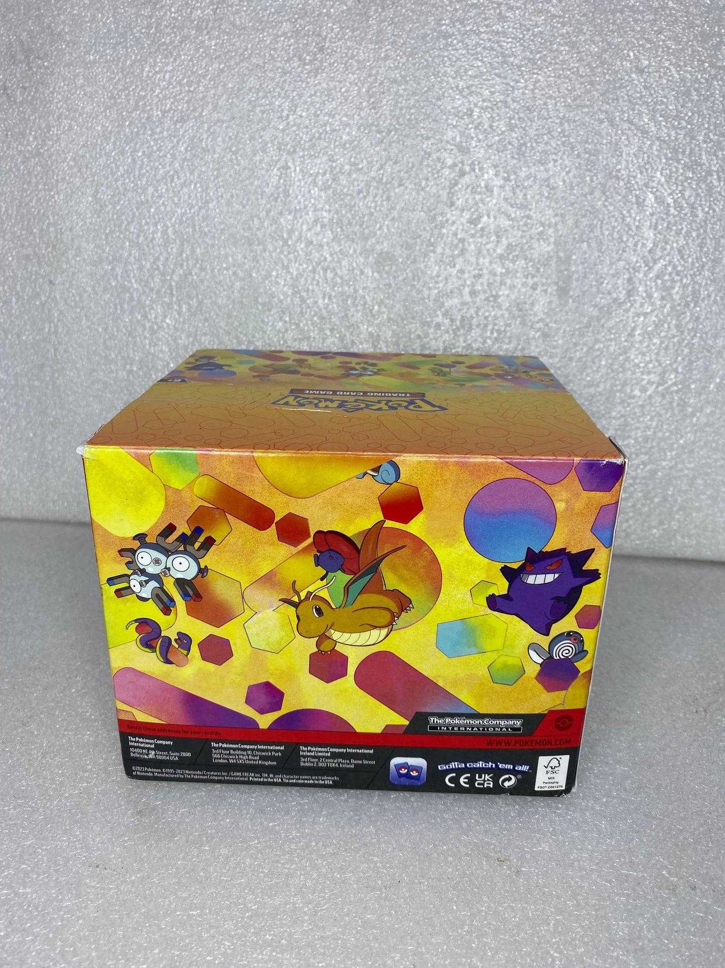 Pokemon Scarlet & Violet 151 Mini Tin Display Art & Coins, No TCG Packs - (READ)