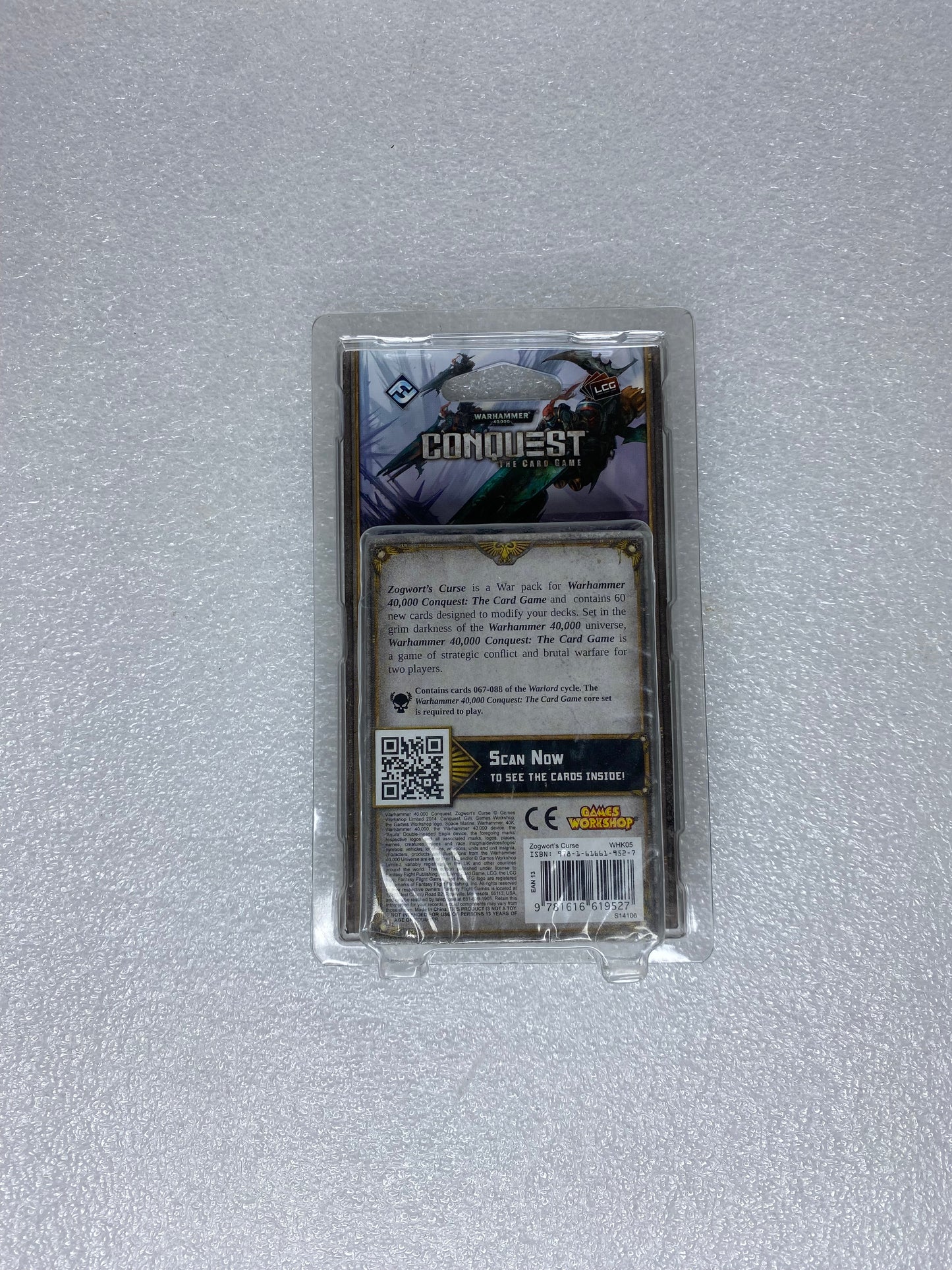 #41 - new -Warhammer 40,000 Conquest LCG, Zogwort's Curse War Pack WHK05- (READ) - (IN CONDITION AS SHOWN)
