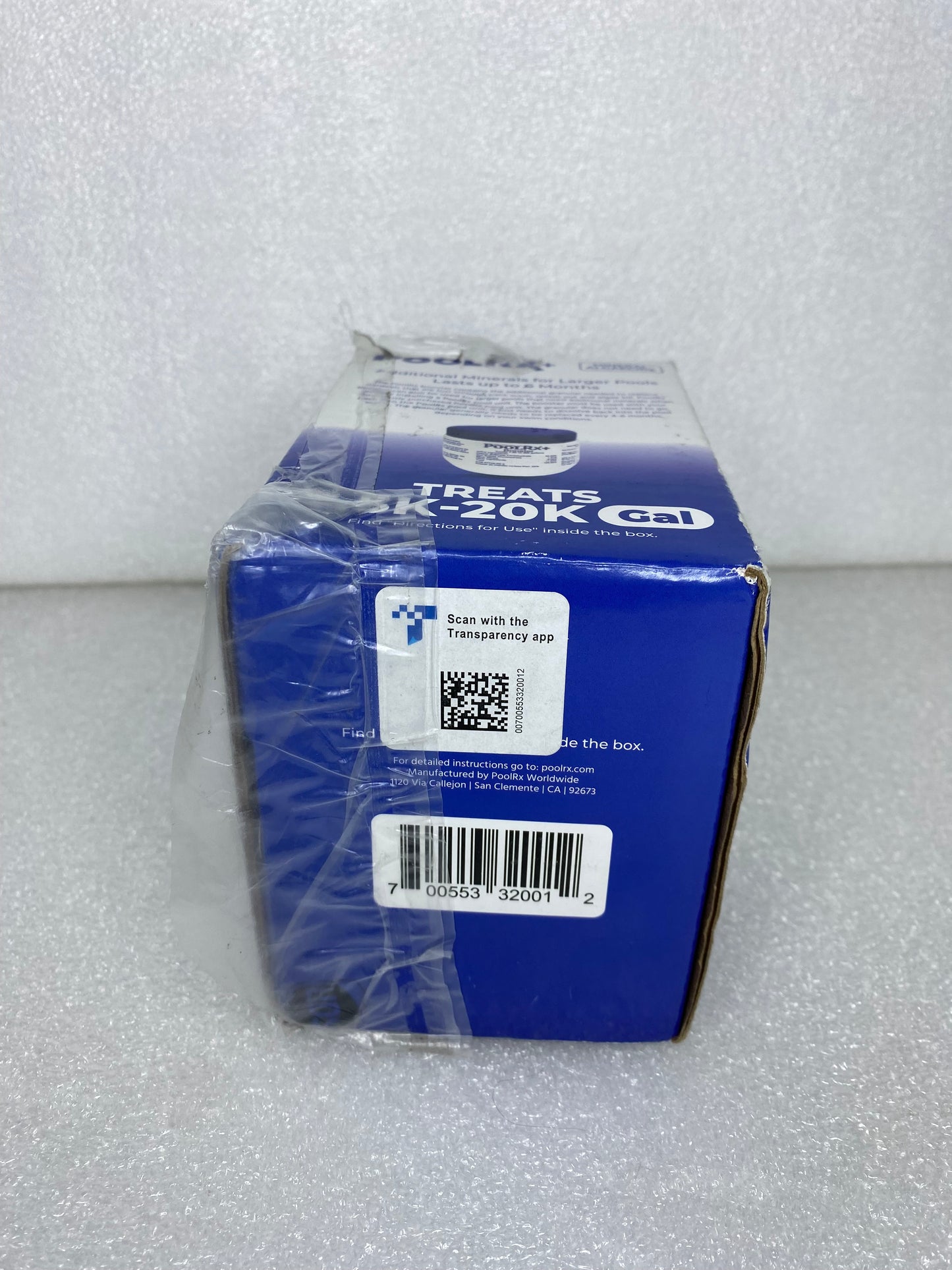 open Box - PoolRX+, Mineral Algaecide, Treats 7.5K-20K Gal, Booster - (READ)