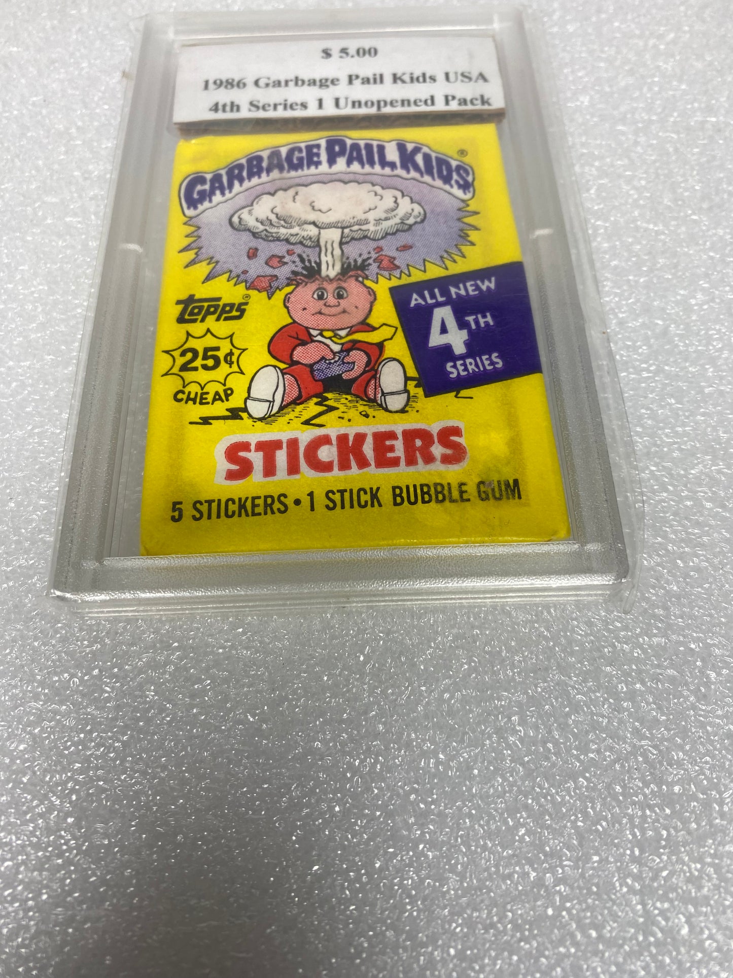 Authentic Unopened 1986 Topps Garbage Pail Kids USA 4th Series 4 OS4 - (READ)
