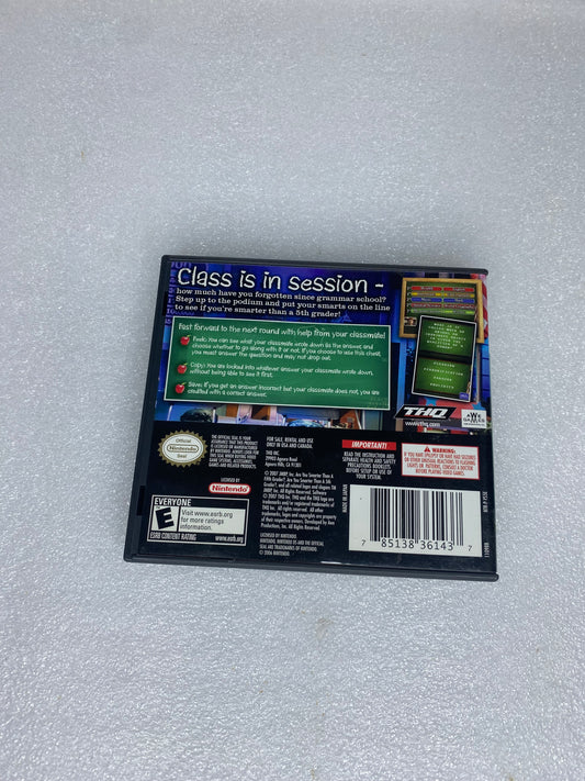 #51 - tHQ Are You Smarter Than A 5th Grader For Nintendo DS, 110988 - (READ) - (IN CONDITION AS SHOWN)
