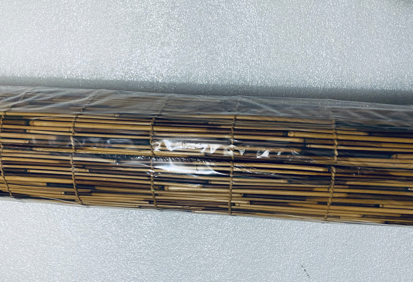new Open Box - Backyard X-Scapes 48” x 72” Cocoa Cordless Outdoor Roman Shade