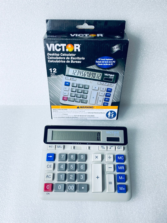 new Other - Victor 2140 Desktop Calculator, 12-Digit LCD