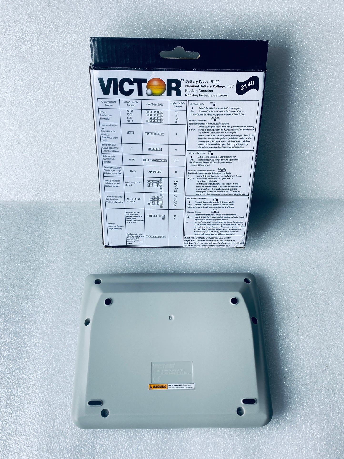 new Other - Victor 2140 Desktop Calculator, 12-Digit LCD