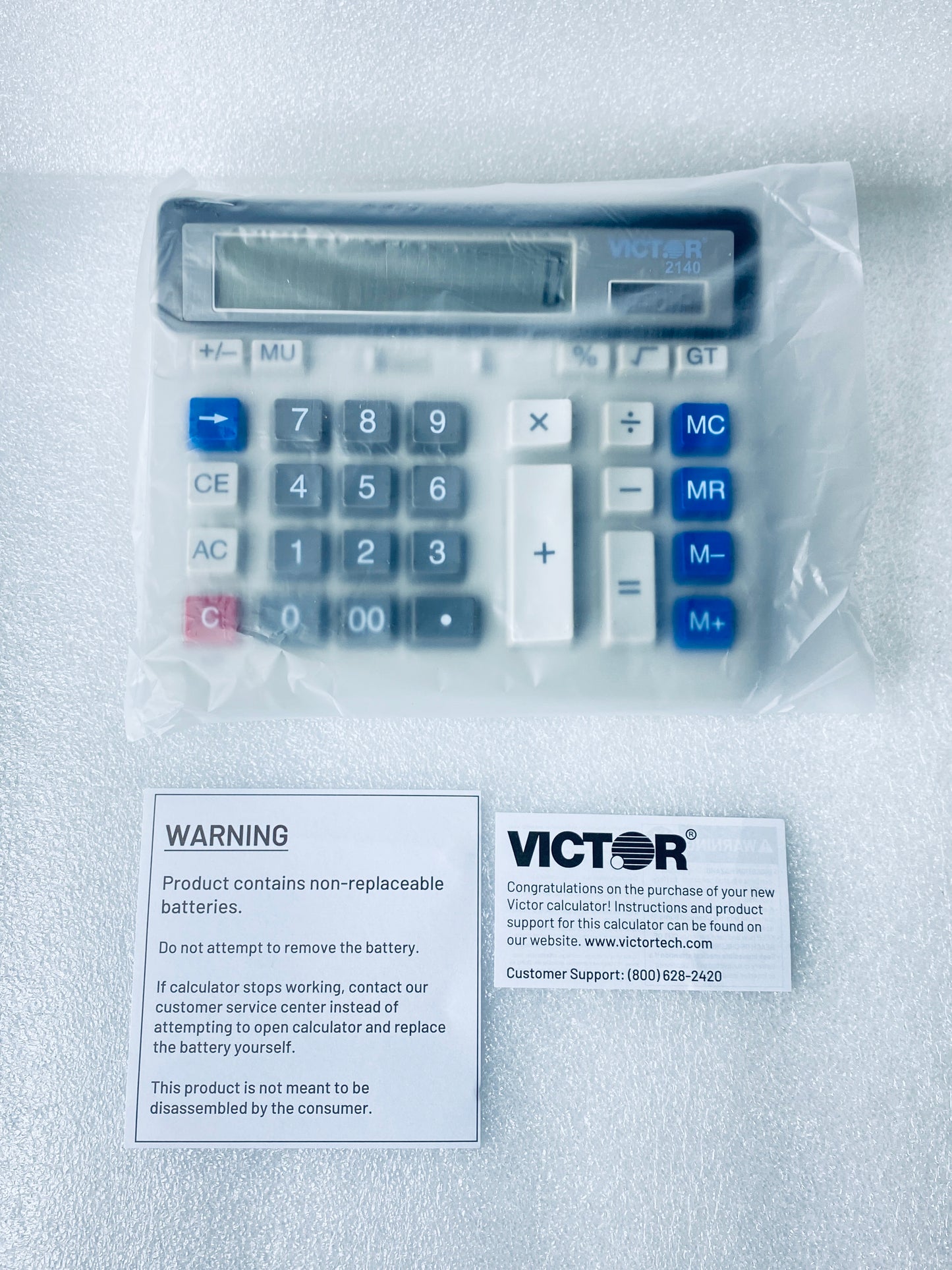 new Other - Victor 2140 Desktop Calculator, 12-Digit LCD