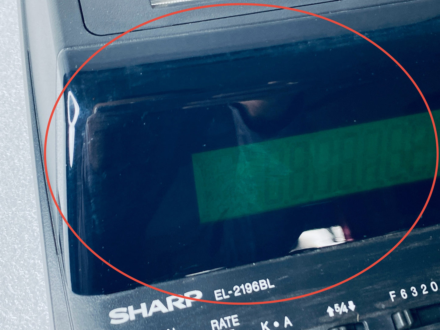 sharp EL-2196BL 12-Digit Printing Calculator, Black