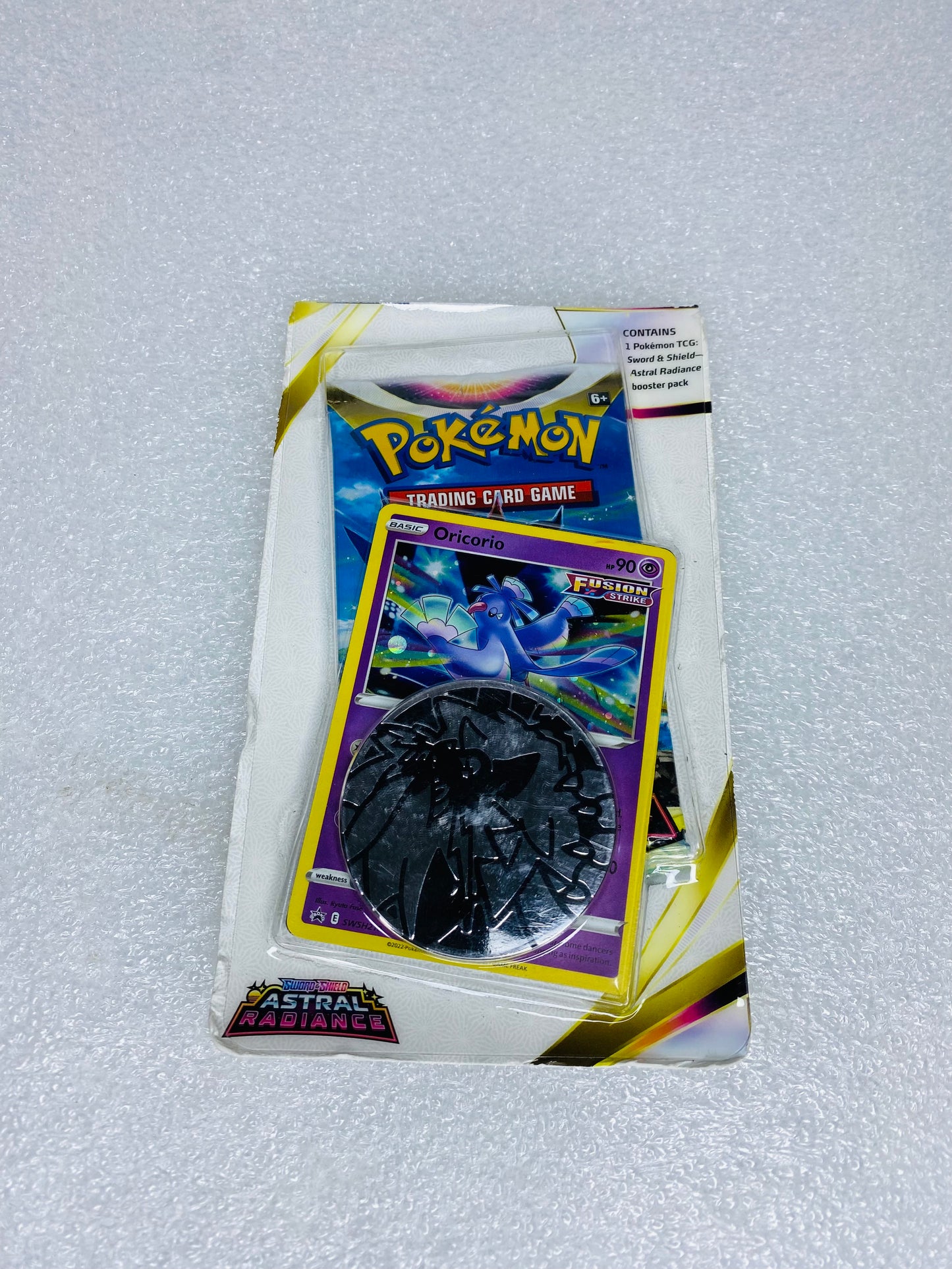 New Other - Pokemon Sword: Astral Radiance Booster Pack & Coin Oricorio - (READ)