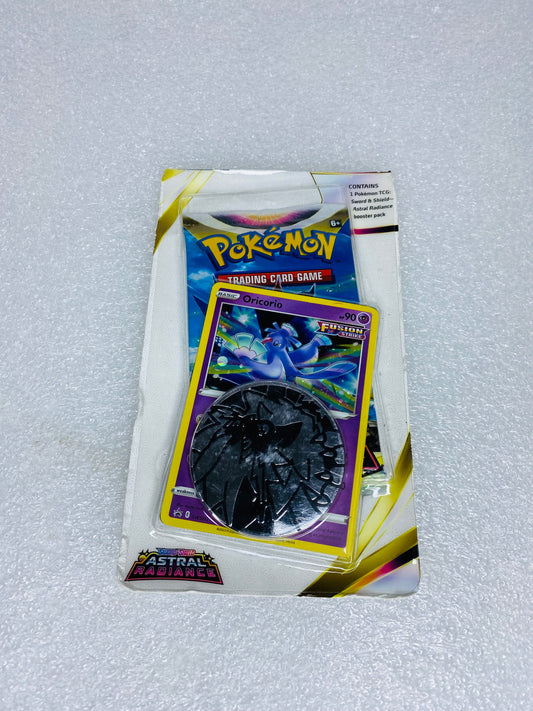 New Other - Pokemon Sword: Astral Radiance Booster Pack & Coin Oricorio - (READ)
