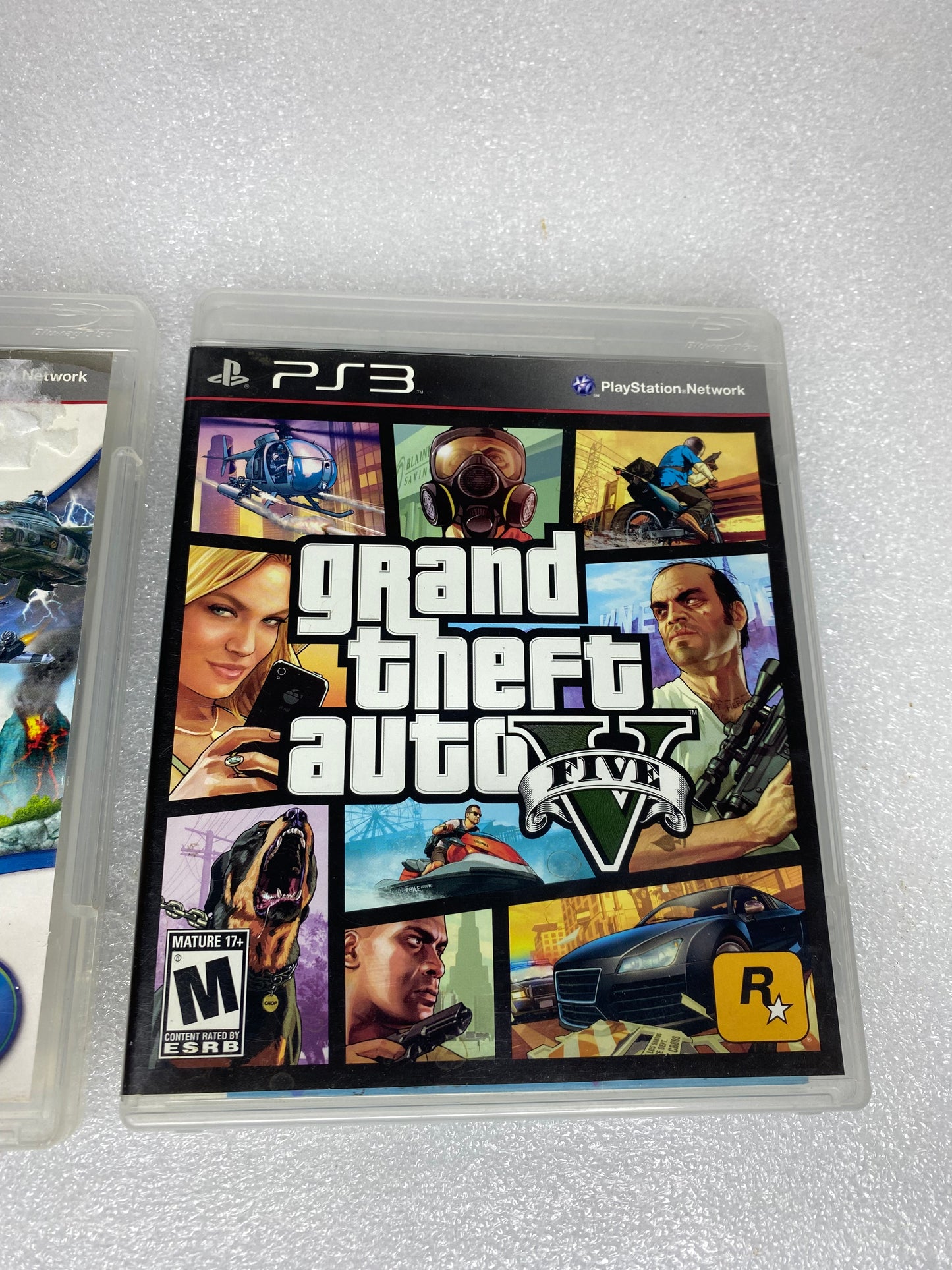 #58 - lot Of 2 -Sony PlayStation 3 Video Games GTA V, My Sims Sky Heroes- (READ) - (IN CONDITION AS SHOWN)