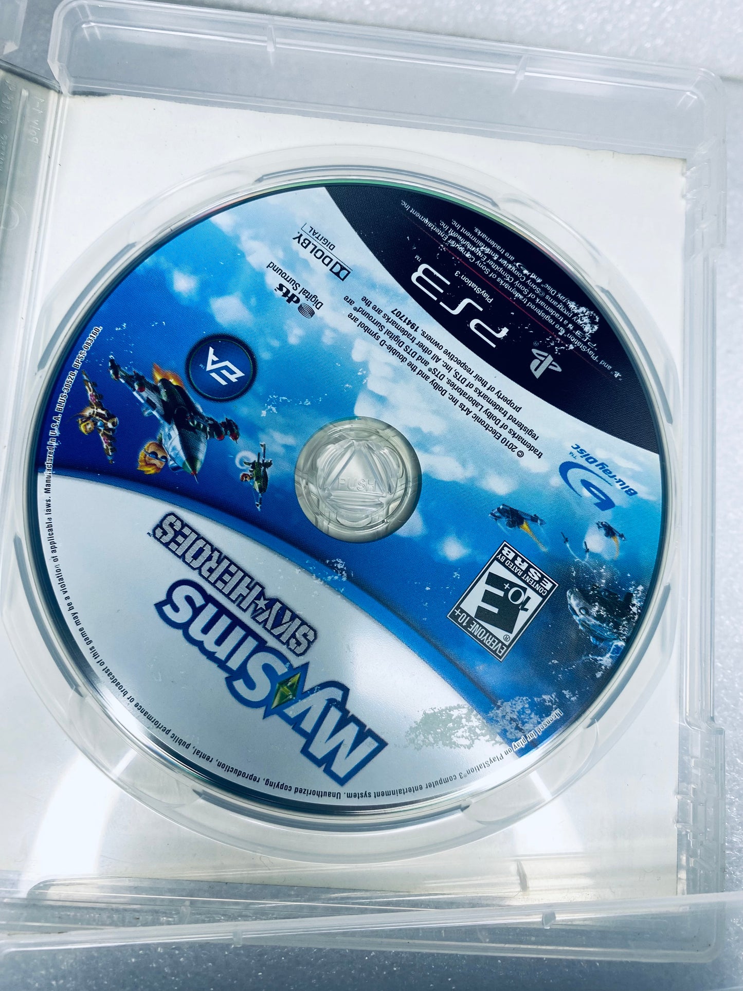 #58 - lot Of 2 -Sony PlayStation 3 Video Games GTA V, My Sims Sky Heroes- (READ) - (IN CONDITION AS SHOWN)