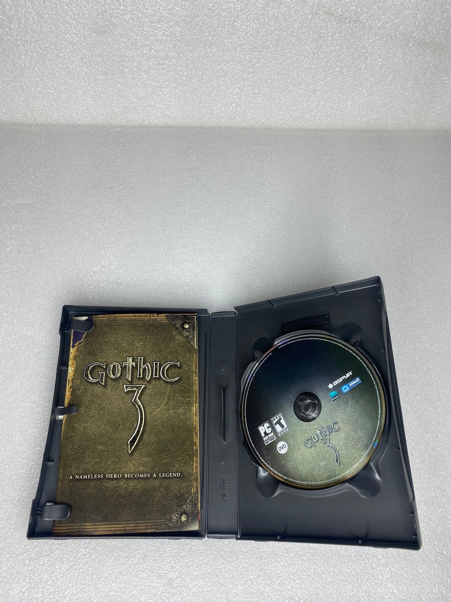 #63 - Gothic 3 PC DVD Rom Software, 11231-1wrap, Replacement Disc - (READ) - (IN CONDITION AS SHOWN)