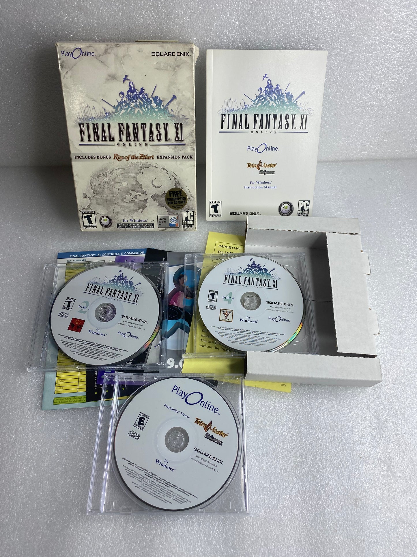 #64 - Square Enix Final Fantasy XI Online 11 Zilart Extension RPG, PC - (READ) - (IN CONDITION AS SHOWN)