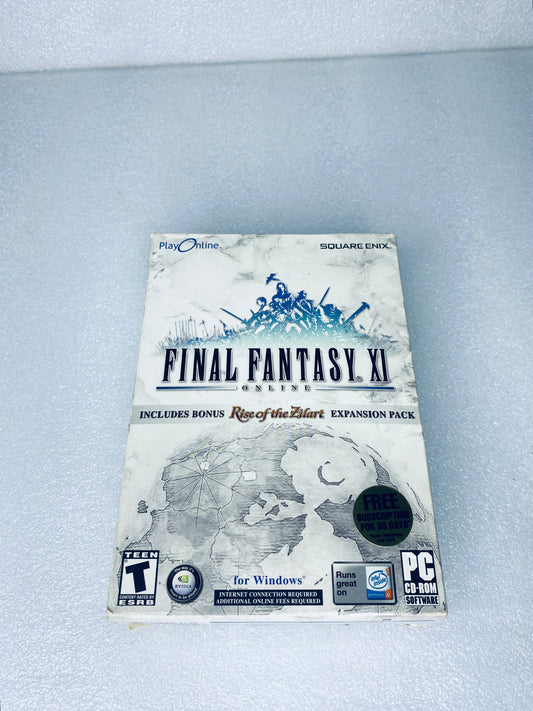 #64 - Square Enix Final Fantasy XI Online 11 Zilart Extension RPG, PC - (READ) - (IN CONDITION AS SHOWN)