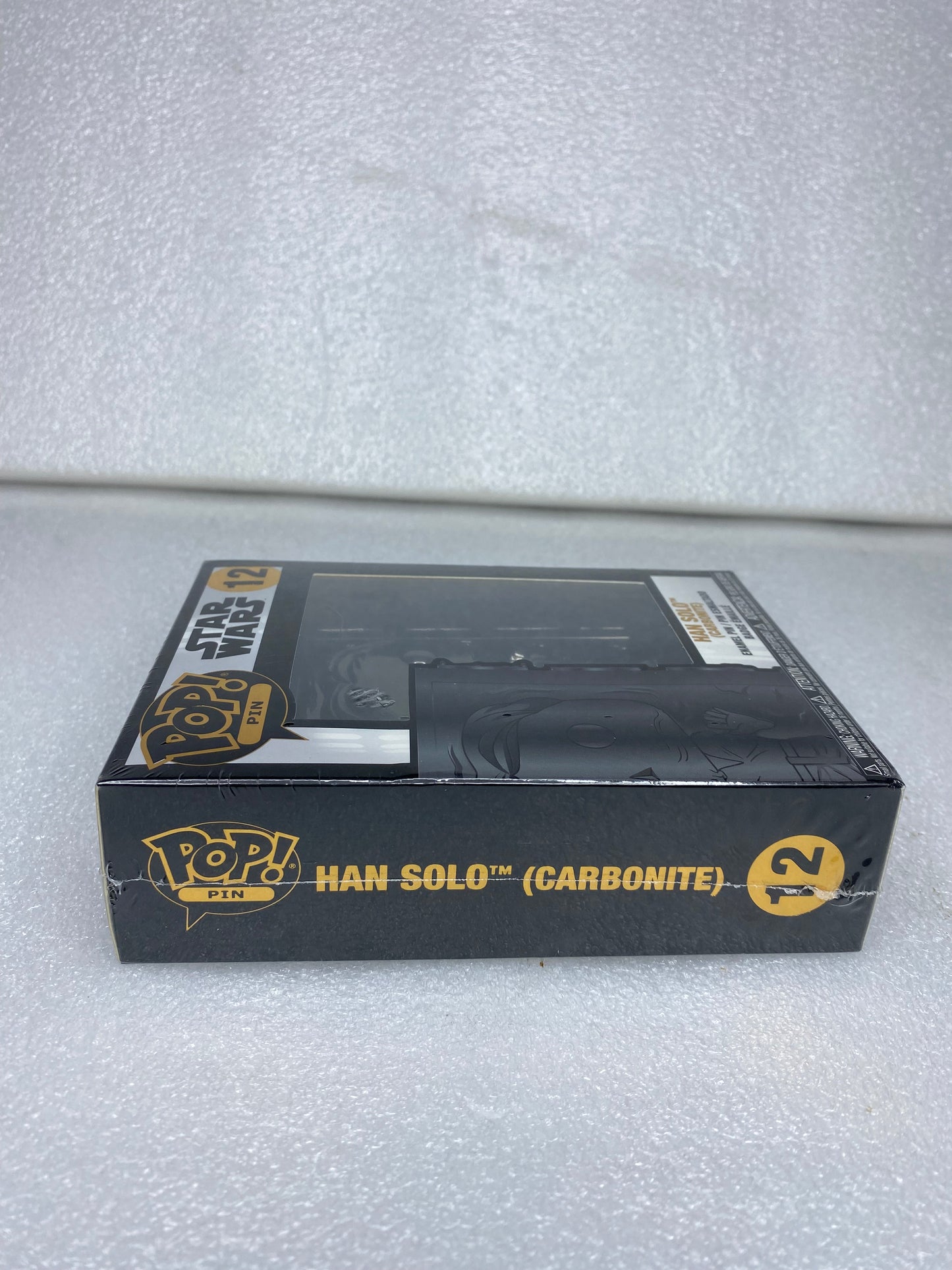 New - Star Wars Funko POP! Enamel Pin #12 Han Solo Carbonite With Stand - (READ)