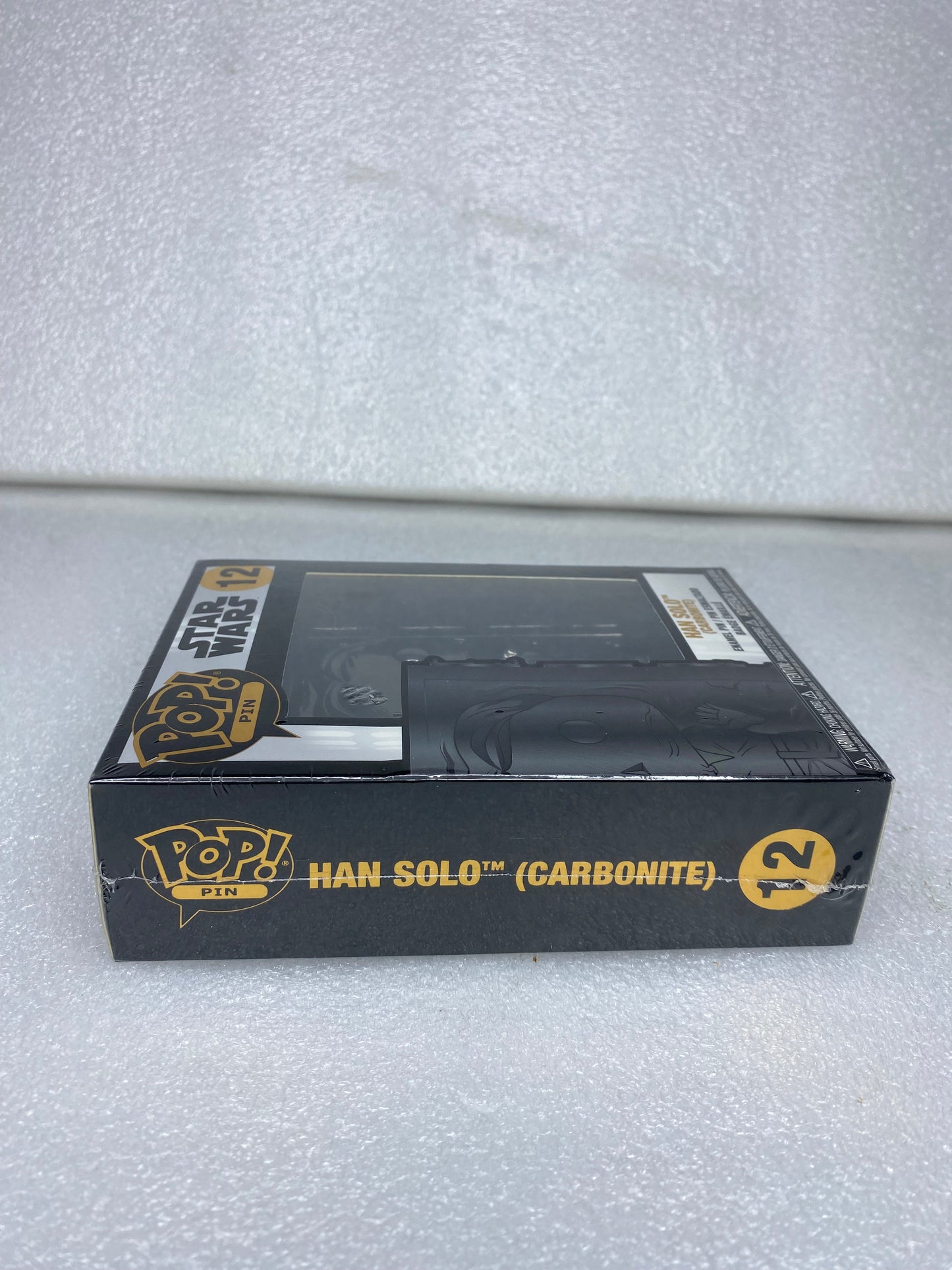 New - Star Wars Funko POP! Enamel Pin #12 Han Solo Carbonite With Stand - (READ)