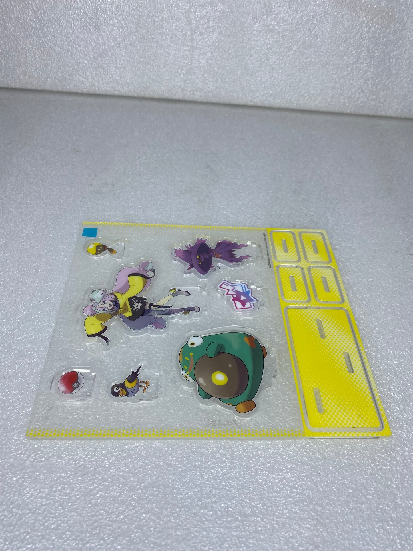 #68 - pokemon Iono's Bellibolt EX Premium Collection Acrylic Stand Sheet- (READ) - (IN CONDITION AS SHOWN)