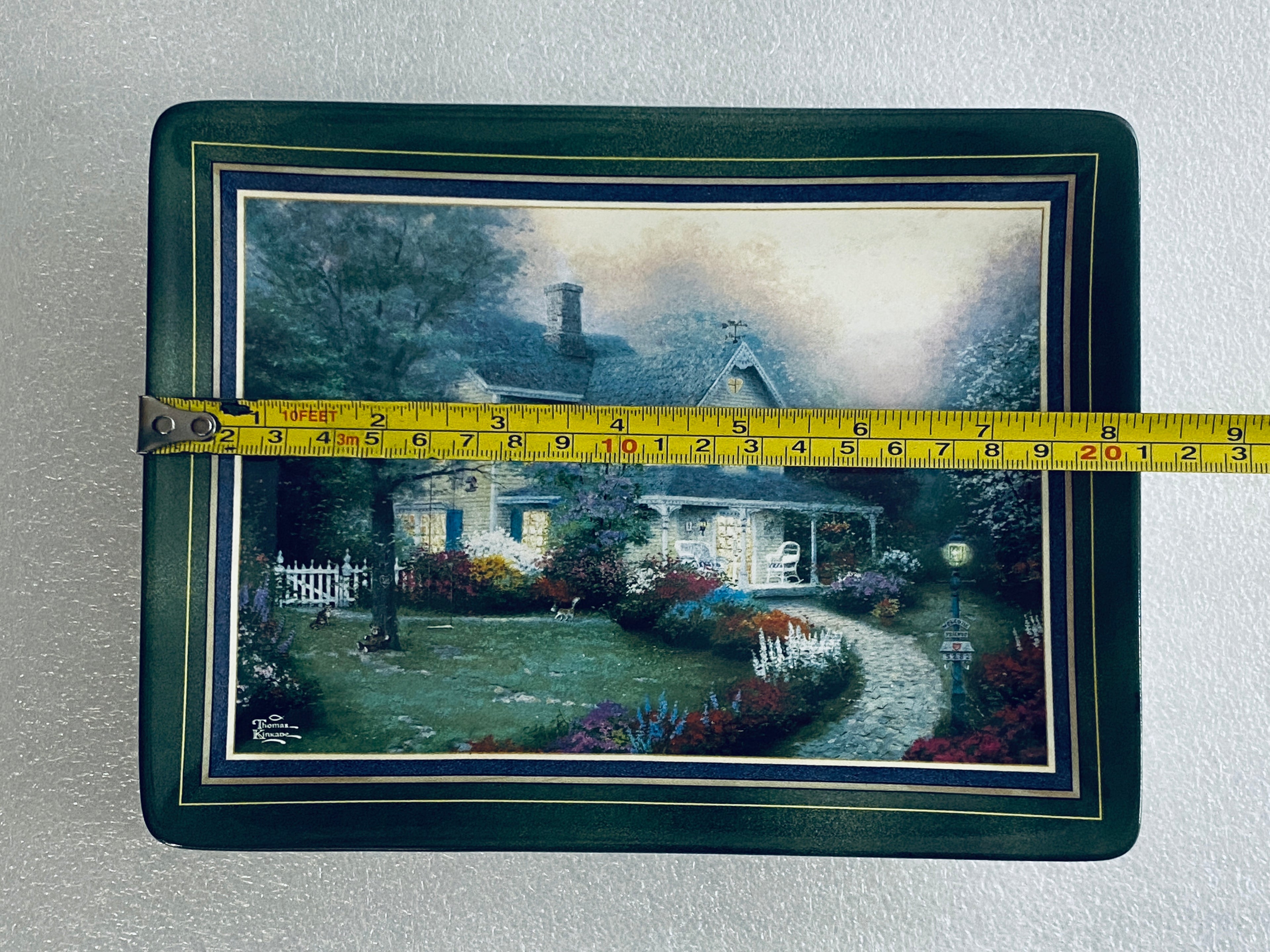 thomas Kinkade's Hometown Memories "Home Is Where The Heart Is" Plate With COA