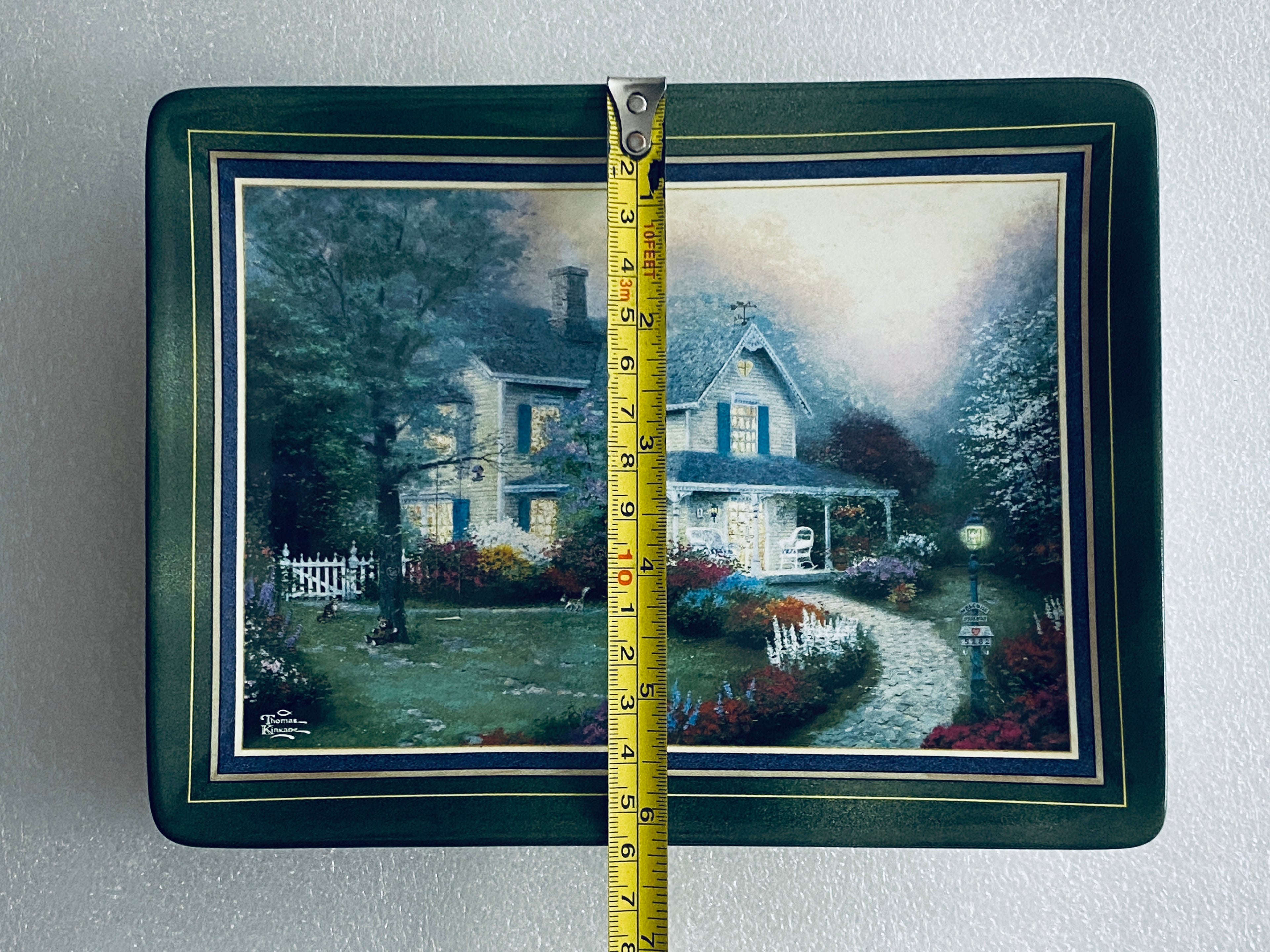 thomas Kinkade's Hometown Memories "Home Is Where The Heart Is" Plate With COA